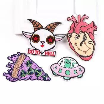 4 шт./упак. плавкая нашивка с вышивкой, гладильная нашивка для одежды, термоклеевые нашивки для курток, джинсов, рюкзак, гладильная нашивка для шитья