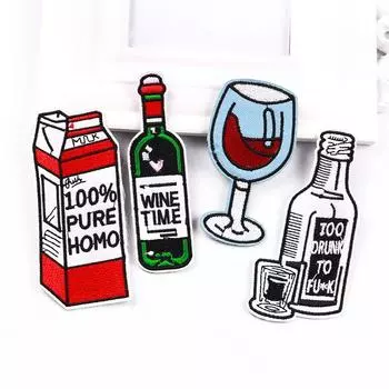 4 шт./упак. плавкая нашивка с вышивкой, гладильная нашивка для одежды, термоклеевые нашивки для курток, джинсов, рюкзак, гладильная нашивка для шитья