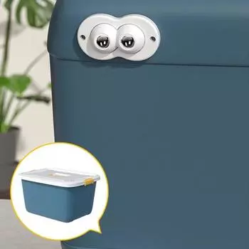 4 шт./упак. универсальные колеса, самоклеящиеся, бесшумные, плавное вращение, прочные, выдерживающие трудозатраты, для перемещения мебели A чёрный