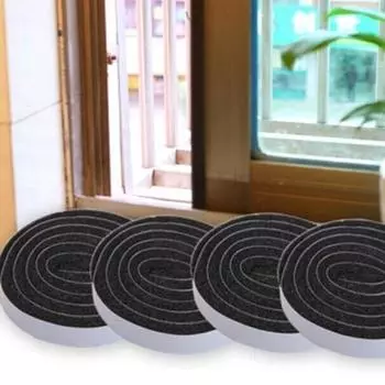 4 шт./упак. уплотнительные ленты для дверей, окон, пылезащитные, шумопоглощающие, ветрозащитные наклейки one size
