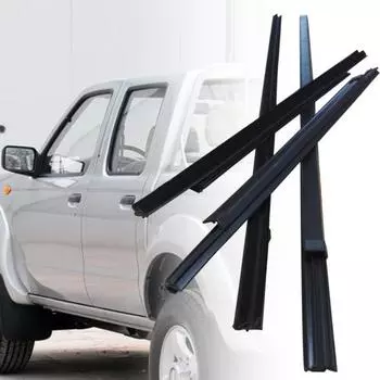 4 шт., уплотнительная лента для наружного окна, резиновая накладка для стекла, литая накладка для Nissan