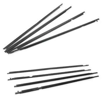 4 шт. уплотнители для стекол дверей и окон автомобиля, водонепроницаемая уплотнительная лента для Toyota Land Cruiser/Prado 2003-2018/Lexus GX470 2003-2009
