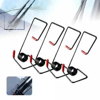 4 шт., усилители давления пружины рычага стеклоочистителя, нержавеющие, универсальные, простые в установке, автомобиль