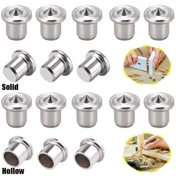 4 шт. установочные штифты, центральный инструмент для выравнивания деревообработки, маркер, центр сверла, 6/8/10/12 мм, центральный штырь для дюбеля Solidx6mm