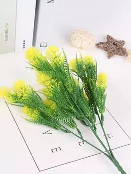 4 шт. устойчивых к ультрафиолетовому излучению искусственных растений, водная трава, искусственная трава, искусственные пластиковые растения для патио, сада, фермерского дома, крыльца, домашнего оконного ящика, декор фиолетовый