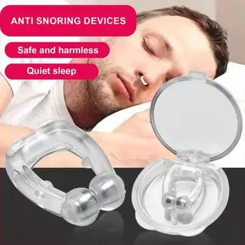 4 шт., устройство против храпа, эффективное улучшение дыхания, бесшумный аппарат для сна, портативный магнитный аппарат против храпа