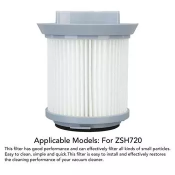 4 шт. Вакуумные фильтры, высокоэффективные, улучшающие производительность очистки, картриджные фильтры для пылесоса для Electrolux ZSH720