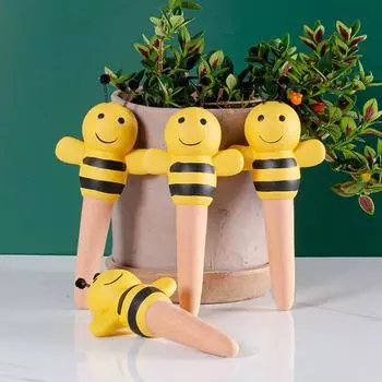 4 шт. в форме пчелы, самополивающиеся керамические шипы, легко устанавливаемые