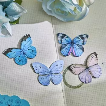 4 шт. в упаковке бабочка магнитная закладка принадлежности для чтения книги аксессуары японские эстетические канцелярские принадлежности подарок учителю