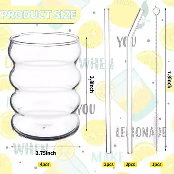 4 шт. в упаковке креативные пивные кружки S-образной формы для питья в винтажном стиле 1 разноцветный
