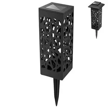 4 шт. в упаковке наземные светильники на солнечных батареях IP65 водонепроницаемые уличные светодиодные полые светильники в земле солнечные Warm light