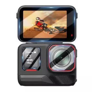 4 шт. в упаковке, защитная пленка для объектива камеры из закаленного стекла с твердостью 9H Ultra HD, устойчивая к царапинам для Insta360 Ace Pro 2, аксессуары