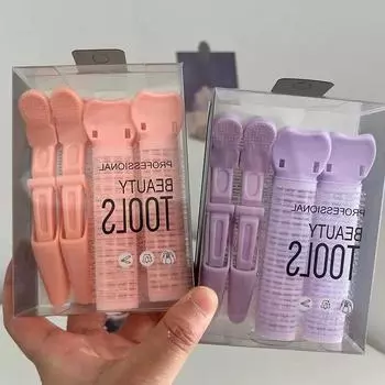 4 шт., вьющиеся роликовые волосы с корнем, натуральные пушистые заколки для волос, набор челки, заколки для укладки волос, заколки для волос, корейские аксессуары для укладки волос