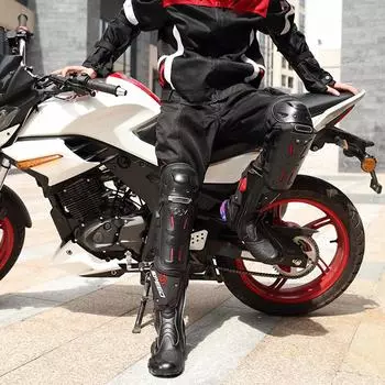 4 шт. велосипедный наколенник и защита локтей велосипедные MTB велосипедные мотоциклетные защитные наколенники спортивная велосипедная защита колена снаряжение чёрный