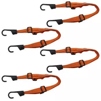 4 шт., веревка для мотоциклетного шлема, эластичная светоотражающая веревка для багажа, эластичный ремень для веревки 60cm оранжевый