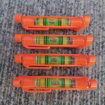 4 шт. веревочных уровня с подвесной веревкой, пузырьковые уровни для нивелирования, геодезии, строительства, кладки кирпича и т. д.