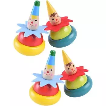 4 шт., верхняя игрушка-головоломка, детские игровые наборы, очаровательная гироскопическая игрушка, развивающая игрушка для детей, клоунские топы, игрушки, детские игрушки, детские игрушки 7*5*5cm,4Pcs