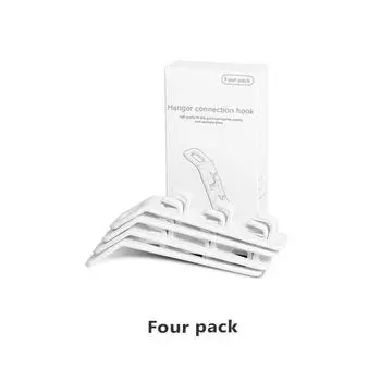 4 шт. вешалка, крючок, многофункциональное бытовое многослойное компактное устройство для хранения, шкаф для спальни, стеллаж для сушки и организации одежды 4pcs
