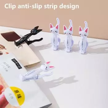 4 шт., ветрозащитный японский стиль, очаровательный длинный хвост, милые кошки, зажим для одежды, прищепки, зажимы для белья жёлтый