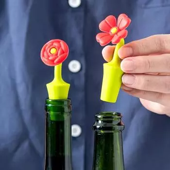 4 шт. винные пробки многоразовые крышки для бутылок для свежести пищевые силиконовые крышки для бутылок вина экономия вина для создания погребов 4pcs