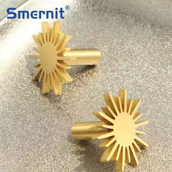 4 шт. винтажные латунные дверные ручки солнцезащитные мебельные ручки для шкафов и ящиков дверные ручки кухонный шкаф ручки для шкафа 1 piece