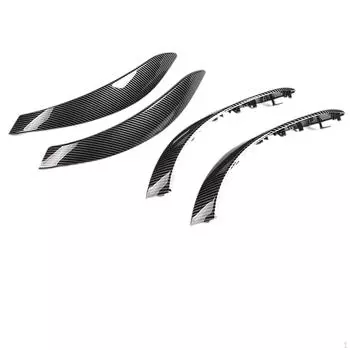 4 шт. внутренняя отделка дверной ручки панели легко устанавливается украшение автомобильные аксессуары замена