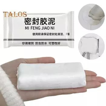 4 шт. водонепроницаемая герметизирующая мастика, пластичный герметичный ремонтный клей-герметик, быстросохнущая ремонтная грязь для соединения сливного отверстия в стене белый