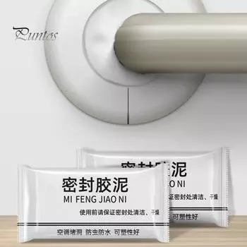 4 шт. водонепроницаемая герметизирующая мастика, пластичный герметичный ремонтный клей-герметик, быстросохнущая ремонтная грязь для соединения сливного отверстия в стене белый