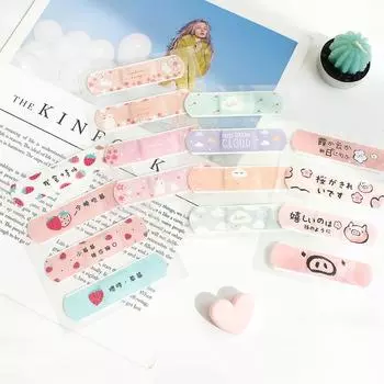 4 шт. водонепроницаемые дышащие милые мультяшные пластыри для гемостаза клейкие повязки для детей strawberry