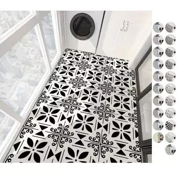 4 шт. водостойкие самоклеящиеся плиточные напольные наклейки для кухни, ванной комнаты, обои из ПВХ, мебель для спальни, настенные наклейки для украшения комнаты D-Z-10