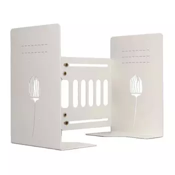 4 шт. выдвижные подставки для книг выдвижная конструкция прочные металлические широко используемые металлические подставки для книг