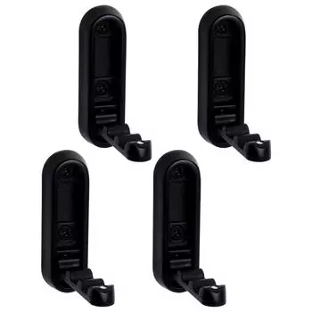 4 шт. выдвижных настенных крючка для ванной и шкафа, экономящие место складные крючки, функциональные и стильные крючки для ключей и шляп 1