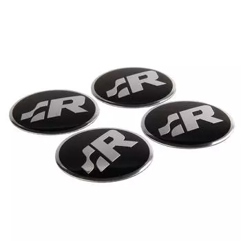 4 шт. x 56,5 мм R, колпачок ступицы колеса автомобиля, наклейки со значком, алюминиевые наклейки с эмблемой центра колеса автомобиля