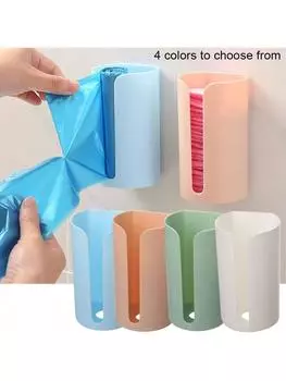 4 шт. Ящик для хранения мусорных мешков, настенный держатель для мусорных мешков, кухонный контейнер для пластиковых мешков, диспенсер для мусорных мешков в ванной комнате, организуйте