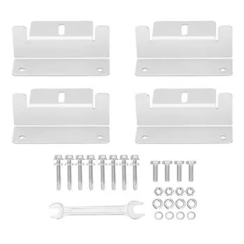 4 шт. Z-образные кронштейны для крепления солнечных панелей из алюминиевого сплава, устойчивые к окислению, для прицепов для автофургонов