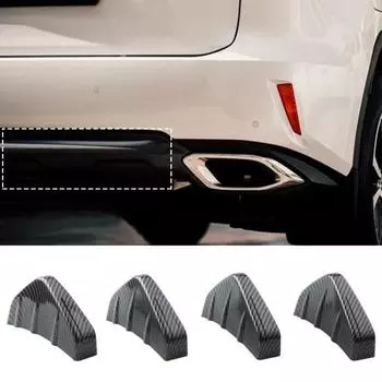 4 шт. задний бампер, универсальный аксессуар для губ, плавник акулы, дизайн автомобиля, модифицированный стиль B