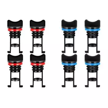 4 шт., заглушка для отверстия для воды в каяке, универсальные нейлоновые заглушки для сливных отверстий, заглушка для сливных отверстий для лодки, морской яхты, плота, аксессуары для каяка и каноэ красный