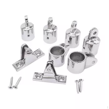 4 шт. заглушки для проушины, 2 шт. направляющие челюсти, палубные петли для крепления тента на лодку 22mm