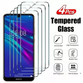 4 шт. закаленное стекло для Huawei P30 Lite P20 Pro P40 Lite E P50 Защитное стекло для Huawei P Smart 2019 P Smart ZS 2021 Стекло Huawei P20 Lite чистый
