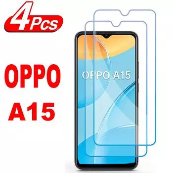 4 шт. закаленное стекло для OPPO A15 защитная стеклянная пленка For F21 Pro 5G чистый