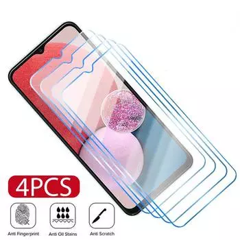 4 шт. закаленное стекло для Samsung Galaxy S22 Plus A20e S20 21 FE A32 A12 A72 A53 A52S A51 A71 A22 A50 A73 A21S Защитная пленка для экрана Huawei P Smart 2019 чистый
