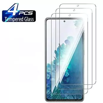 4 шт. закаленное стекло для Samsung Galaxy S24 S23 S22 S21 S20 FE Plus Ultra защитная пленка для экрана
