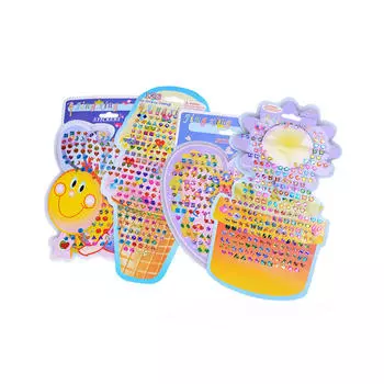 4 шт. замечательные детские серьги-наклейки, мультяшные наклейки