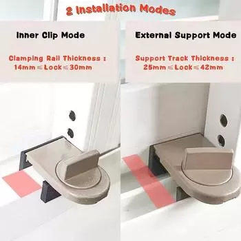 4 шт. замки для раздвижных окон, стопор для раздвижных дверей, противоугонный замок, регулируемая пряжка, стопор для окон, ограничитель безопасности детей No