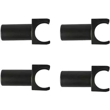 4 шт. Запасные направляющие для сиденья инвалидной коляски, черные(Два стиля Отправка случайным образом)