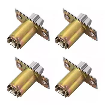 4 шт. запирающий язычок фурнитура универсальная одинарный язычок корпус замка круглая шаровая дверная ручка корпус замка сердцевина простая установка A