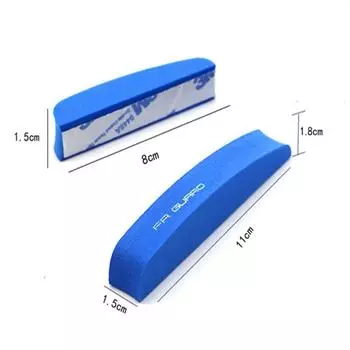 4 шт., защита для двери автомобиля, полоса, защита от царапин, наклейки на резиновый бампер автомобиля, защита края двери, украшение автомобиля серый