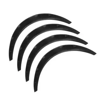 4 шт. Защита колесной арки Гибкий ПП Расширенные Декоративные Кромки колесных арок Универсальные для 80mm / 3.1in