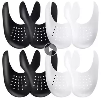 4 шт., защита от складок, носилки для головы, кроссовки, против складок, складная обувь, поддержка носка, спортивная защита от складок, Прямая поставка