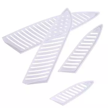 4 шт., защитная крышка для лезвия кухонного ножа, подходит для ножа 3, 5, 7, 8 дюймов onesize